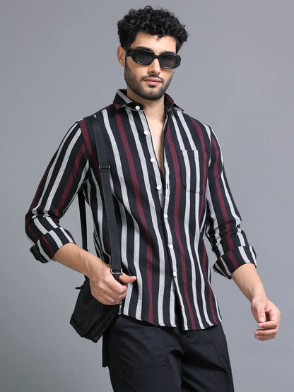 Multicolor Khadi Shirt for Men