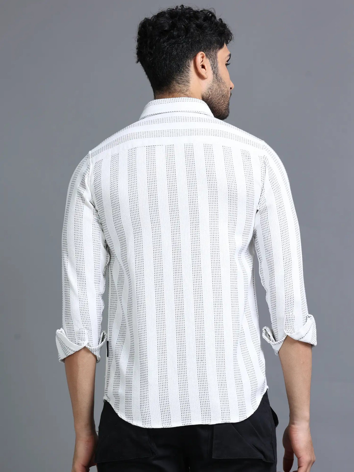 Ivory Elegance Khadi Shirt for Men 