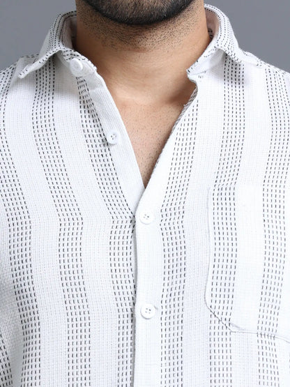 Ivory Elegance Khadi Shirt for Men 
