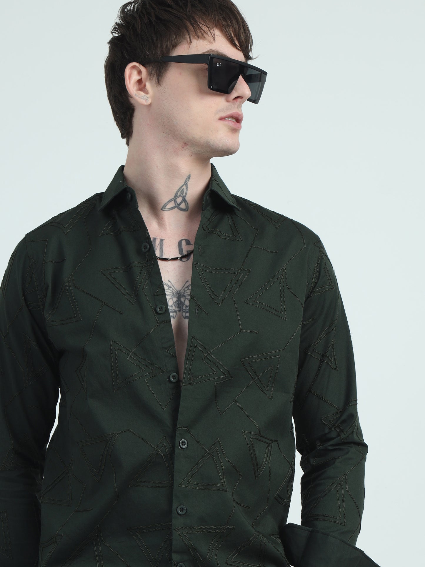 Bottle Green Elegance Shirt