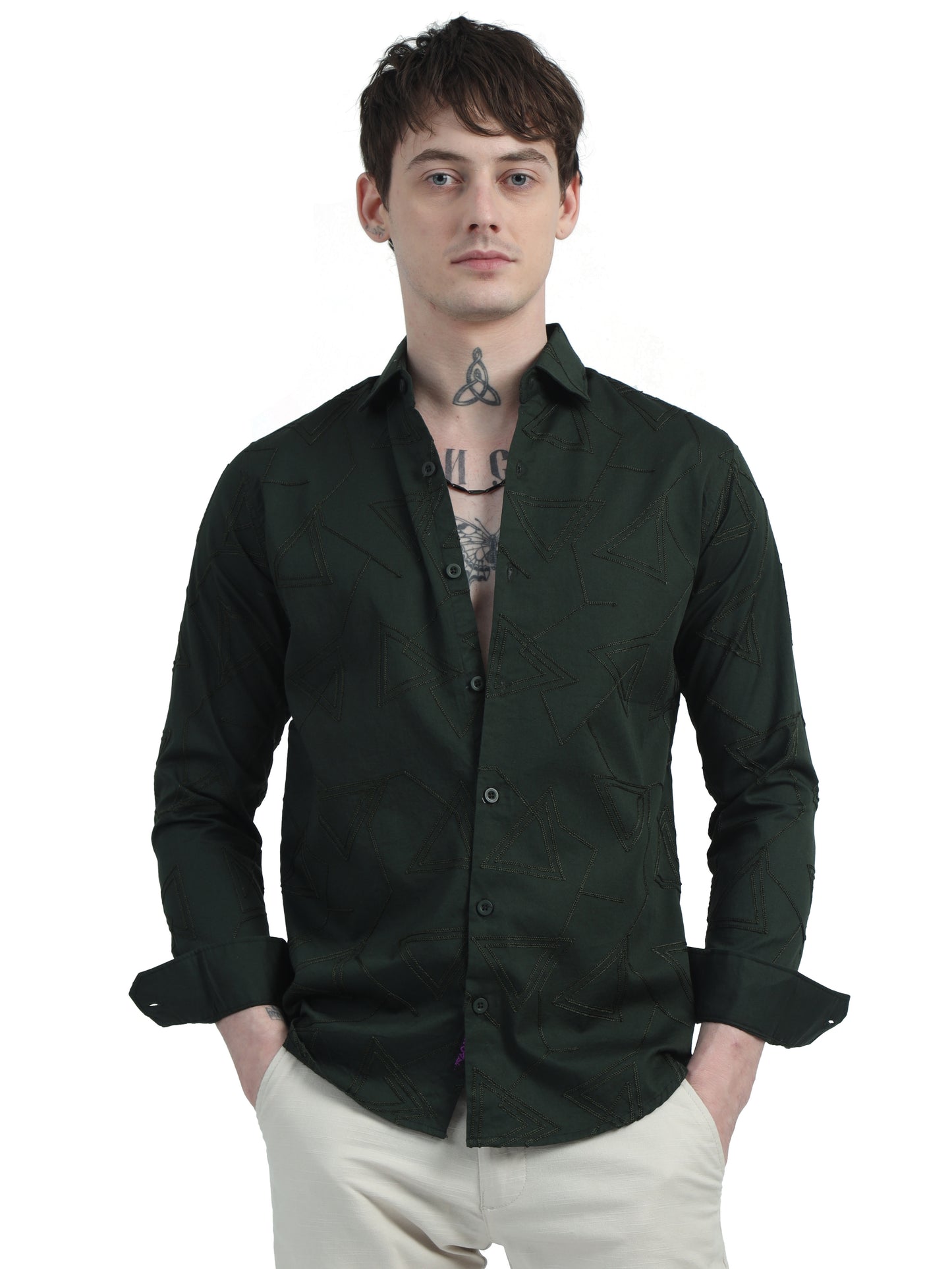 Bottle Green Elegance Shirt