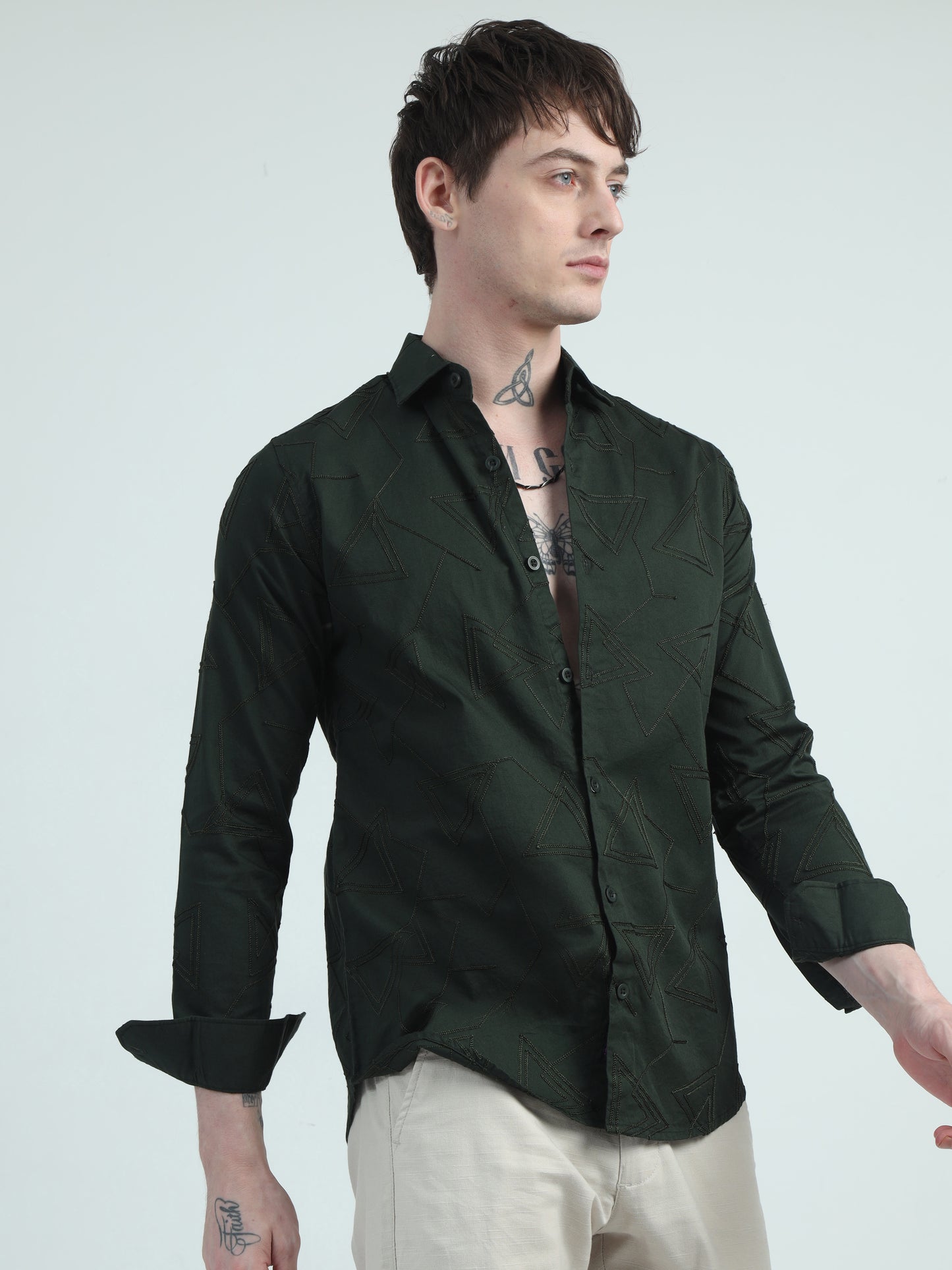 Bottle Green Elegance Shirt