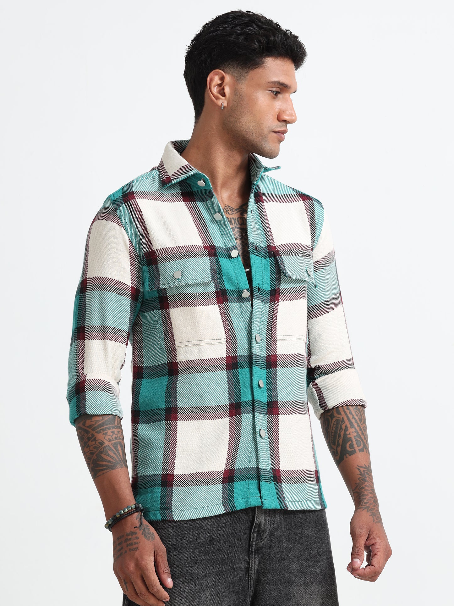 Blue Regular Checks Shirt