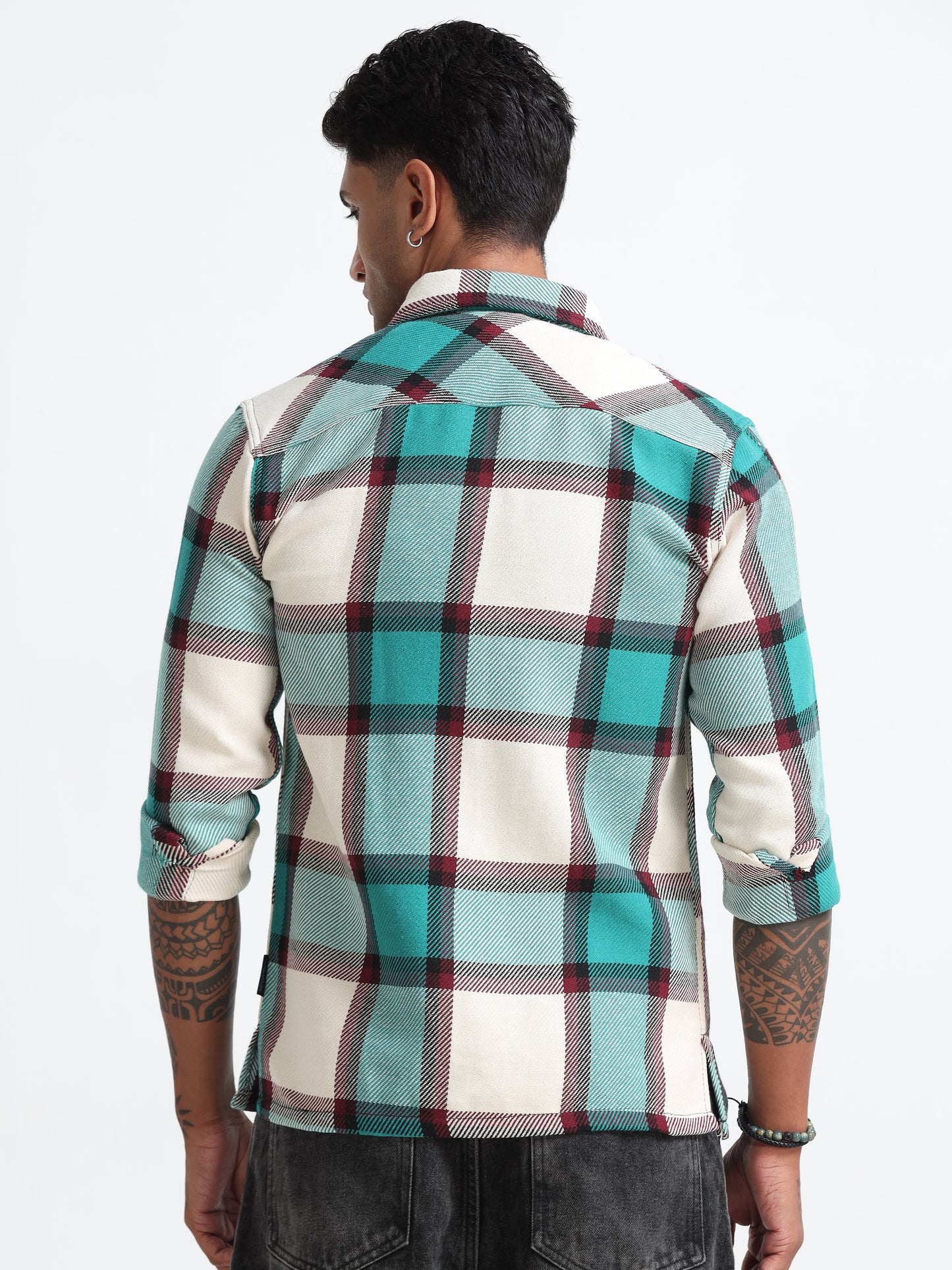 Blue Regular Checks Shirt