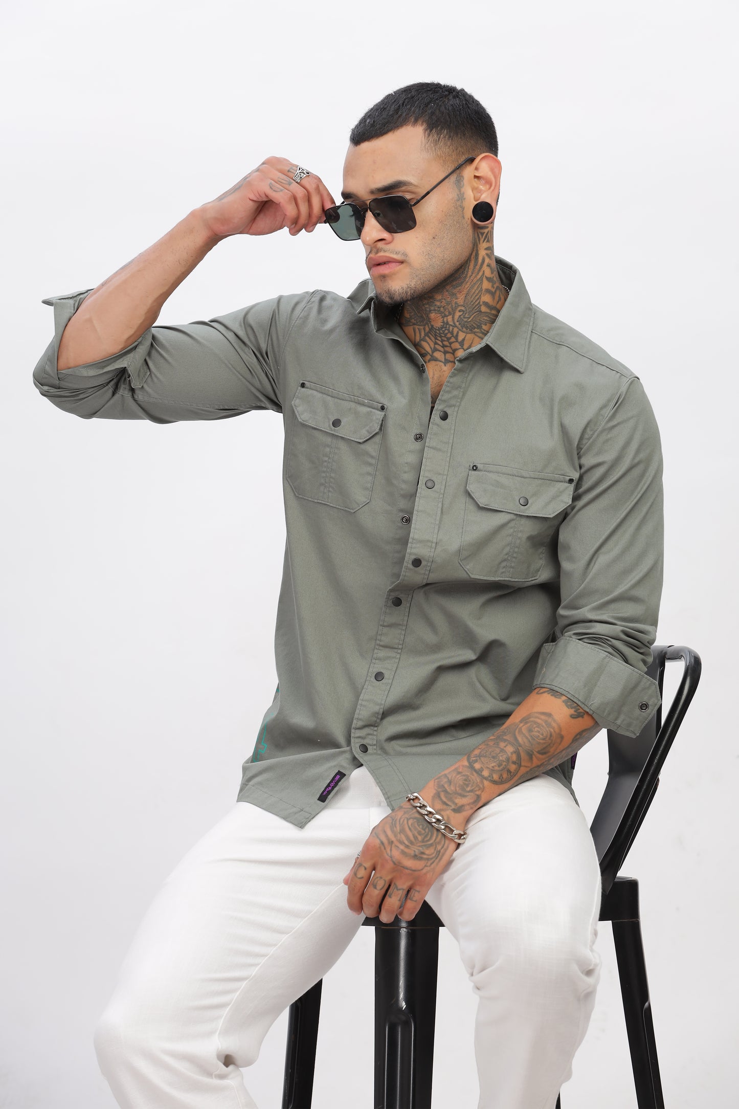 Pista Regular Solid Shirt For Men