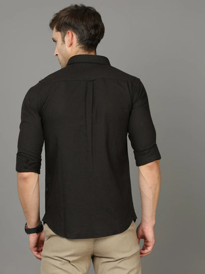 Versatile Brown Checkered Casual Shirt for Men 