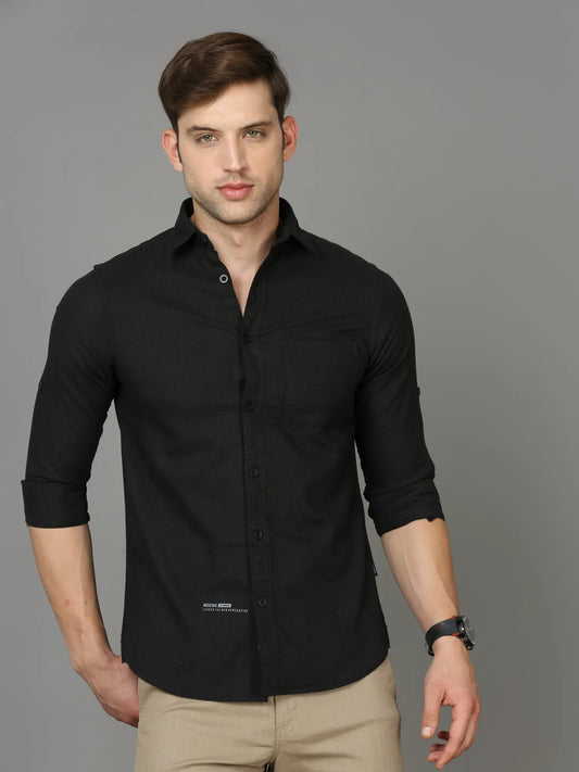 Stylish Grey Checkered Shirt for Men 