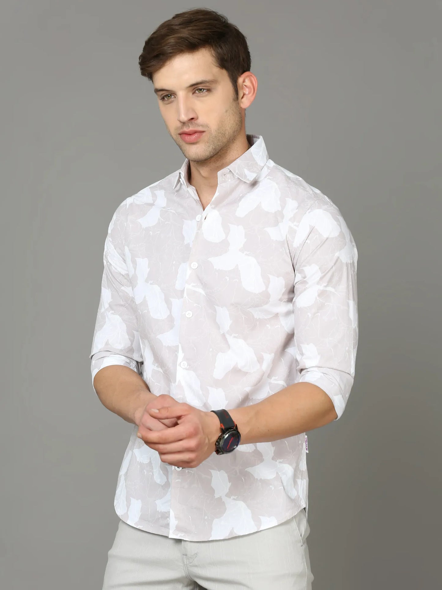 Fashion-forward Print Shirt for Men