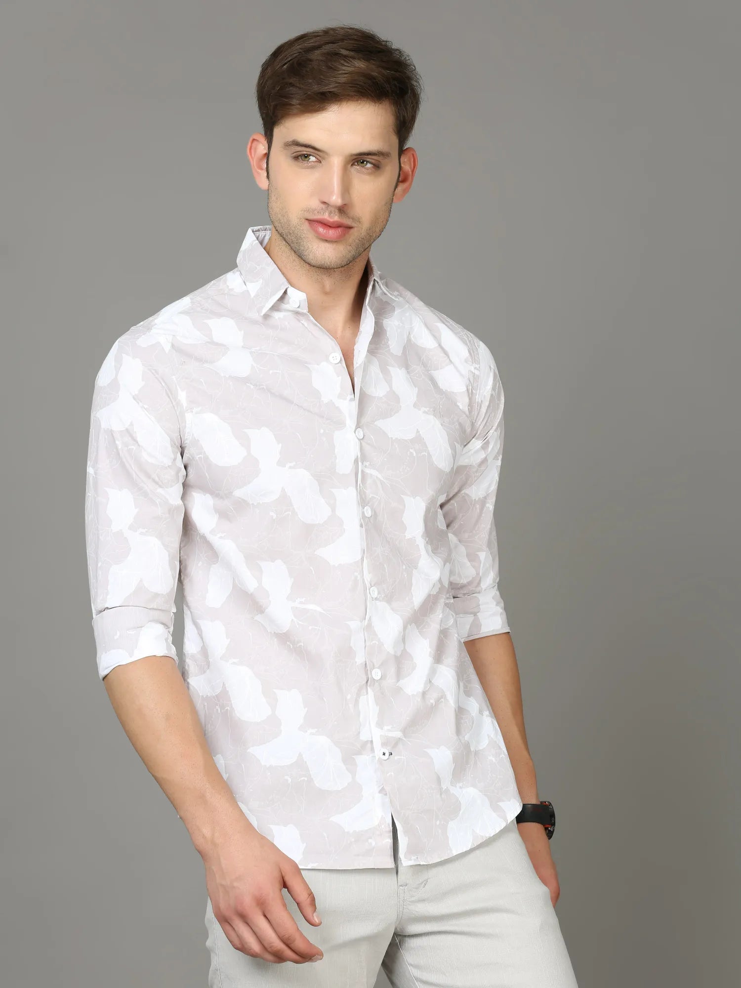 Fashion-forward Print Shirt for Men