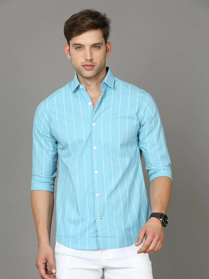 Printed Stripes Shirt for Men