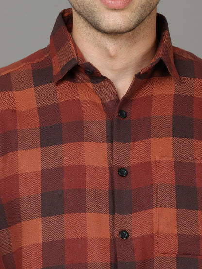 Elegant Checkered Shirt for Men 