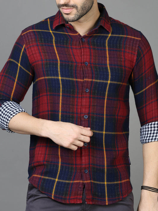 Rough and Rouge Checkered Shirt