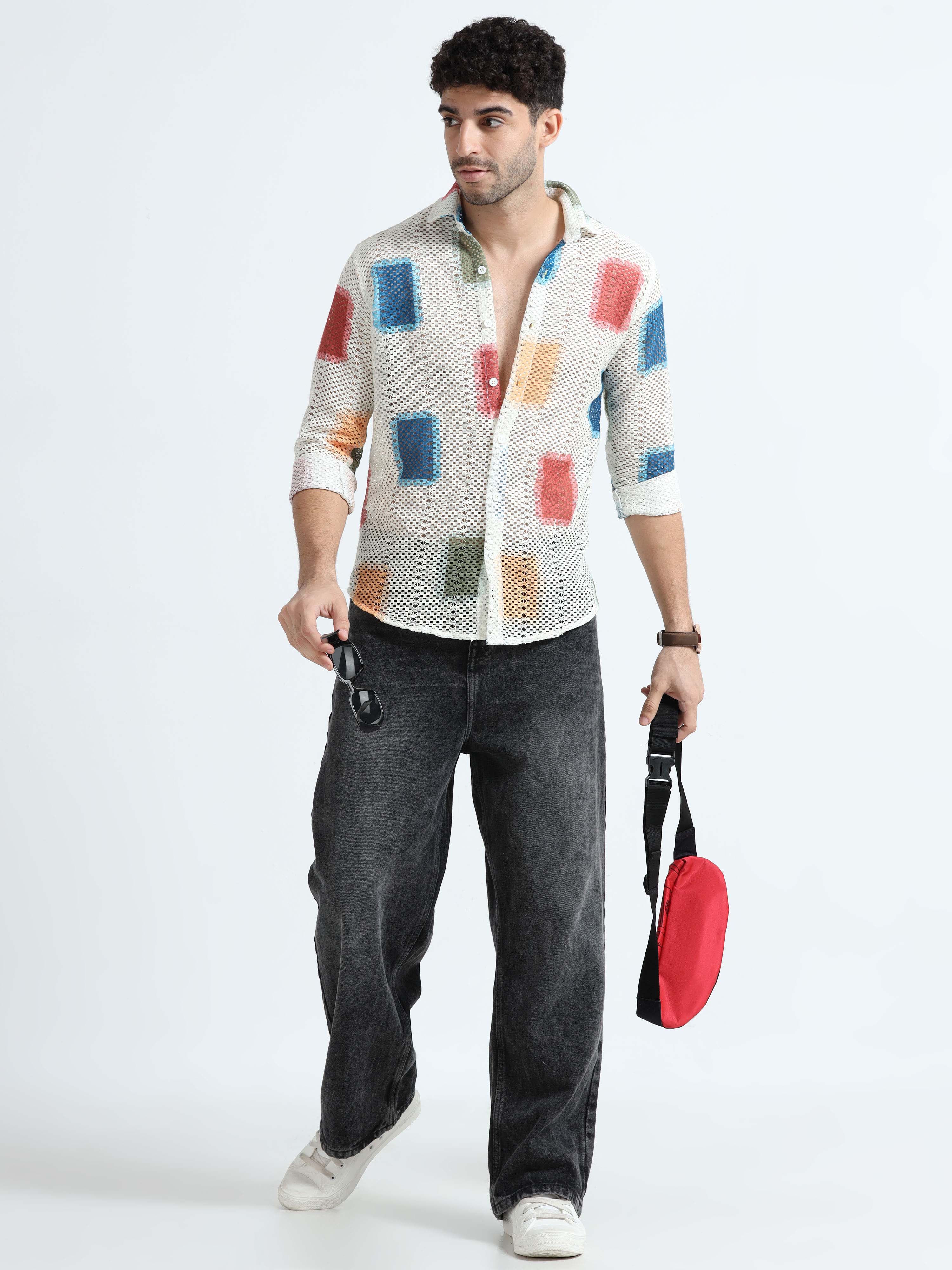 Wrap London - Knitted organic cotton shirt