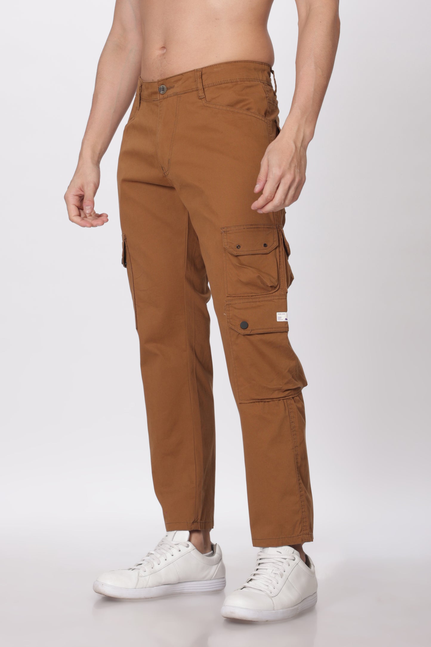 Gold Comfort Fit Cargo Pants