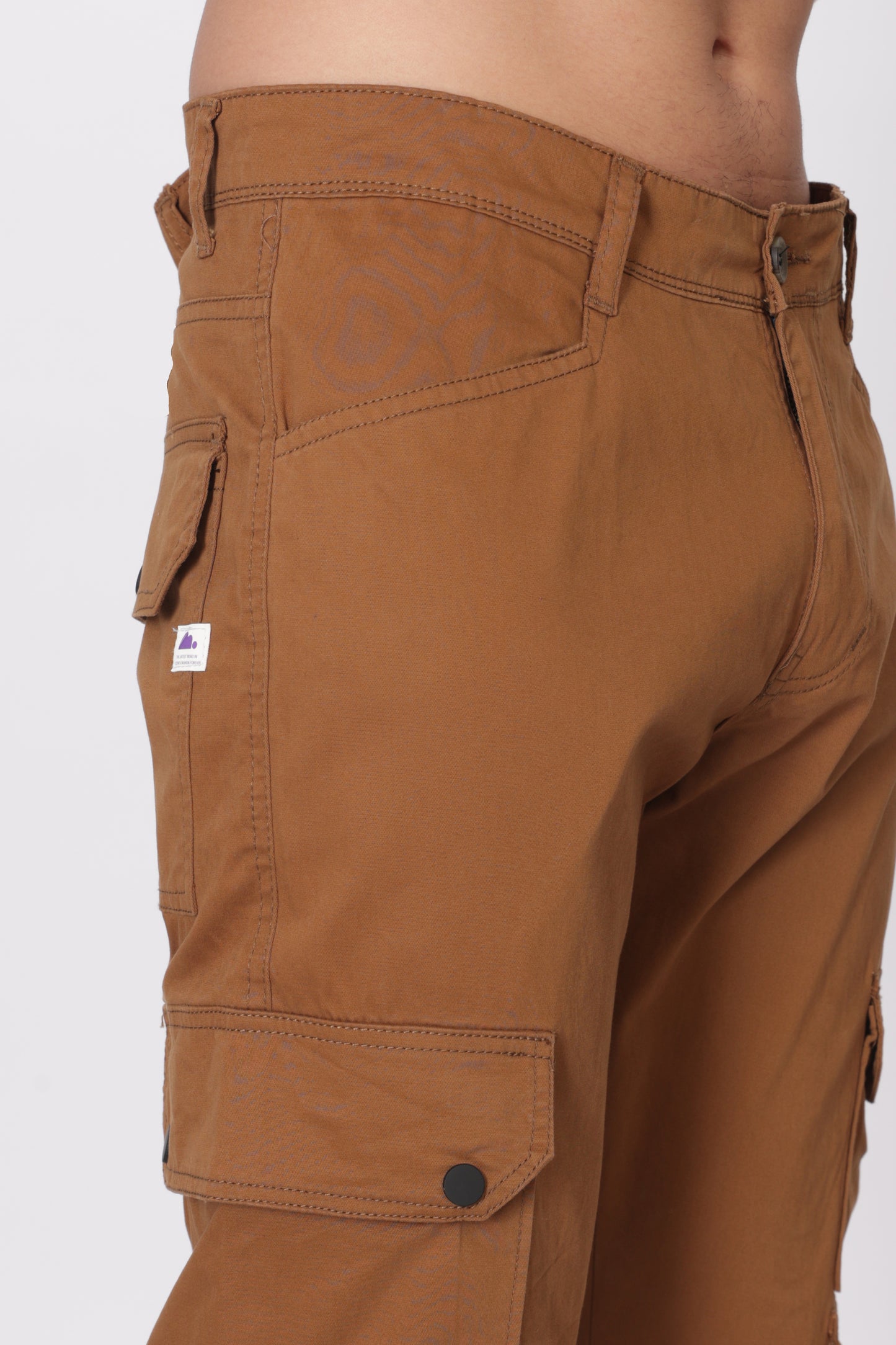 Gold Comfort Fit Cargo Pants