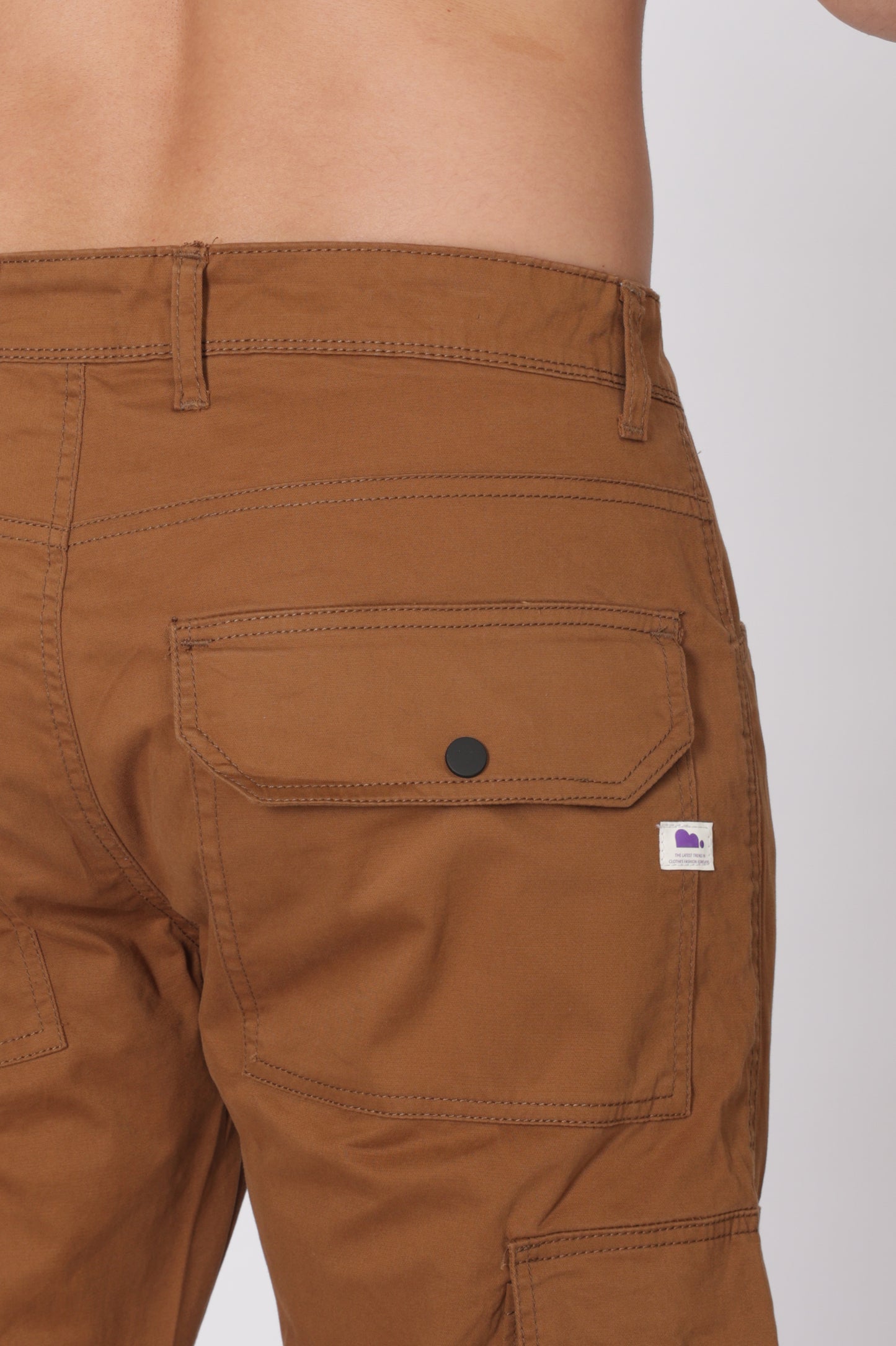 Gold Comfort Fit Cargo Pants