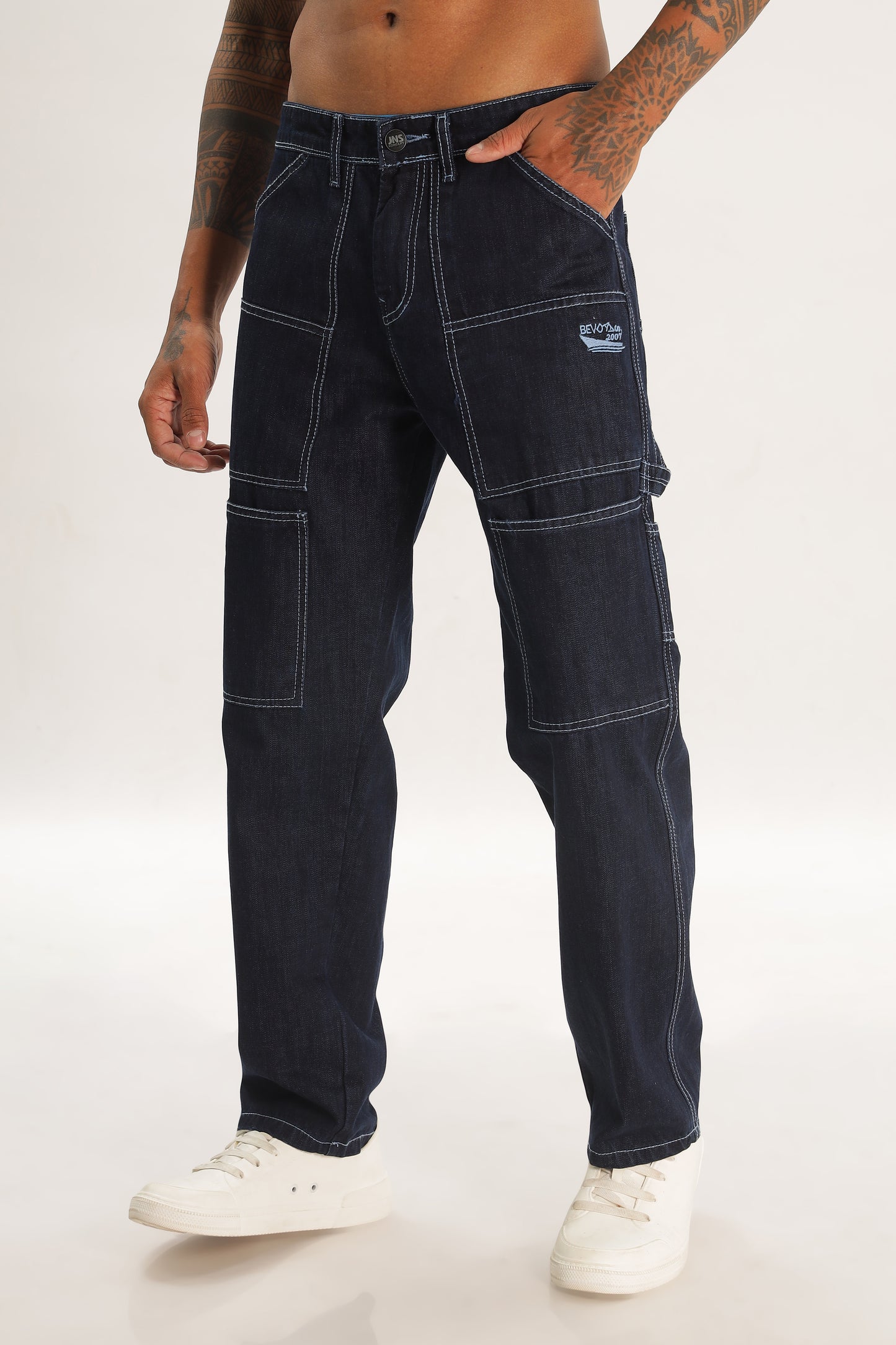 Raw Baggy Fit Baggy Denims