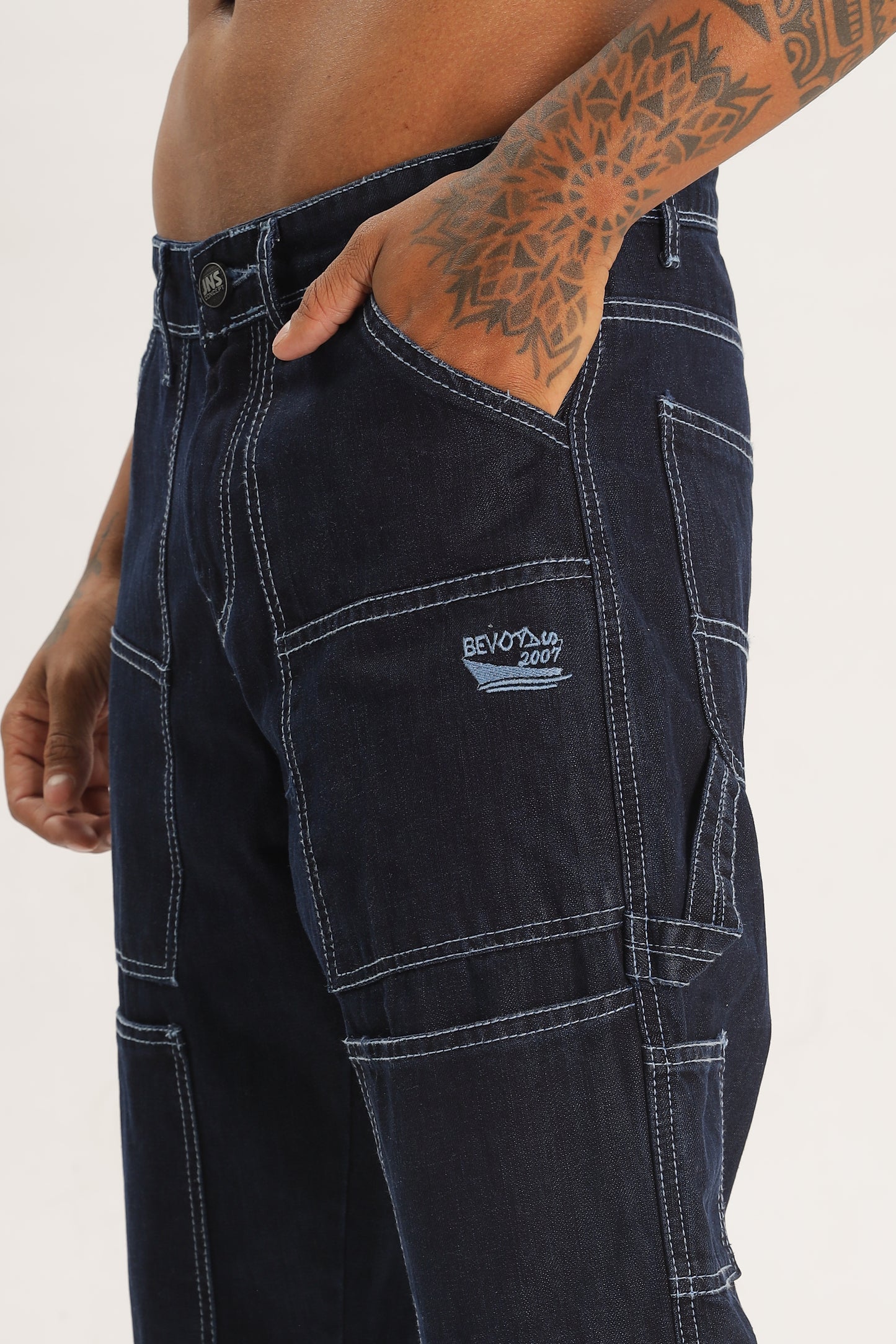 Raw Baggy Fit Baggy Denims