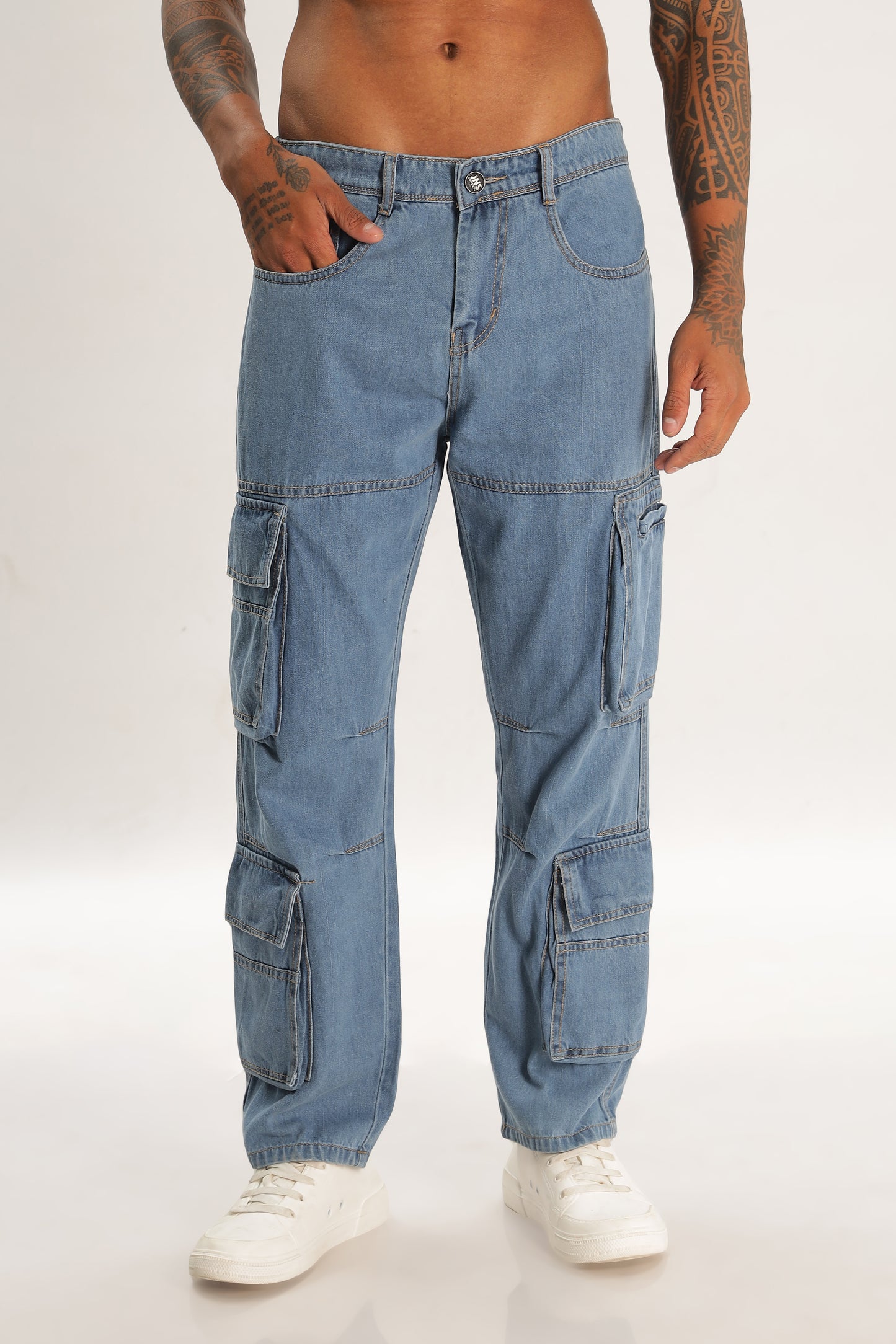 Light Baggy Fit Baggy Denims