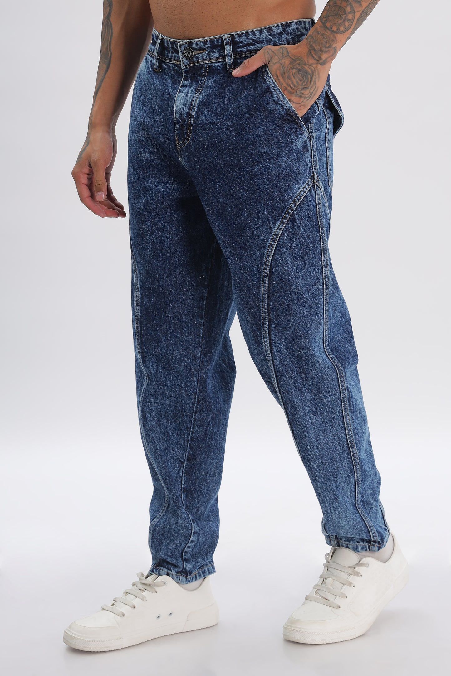 Cloud Baggy Fit Baggy Denims