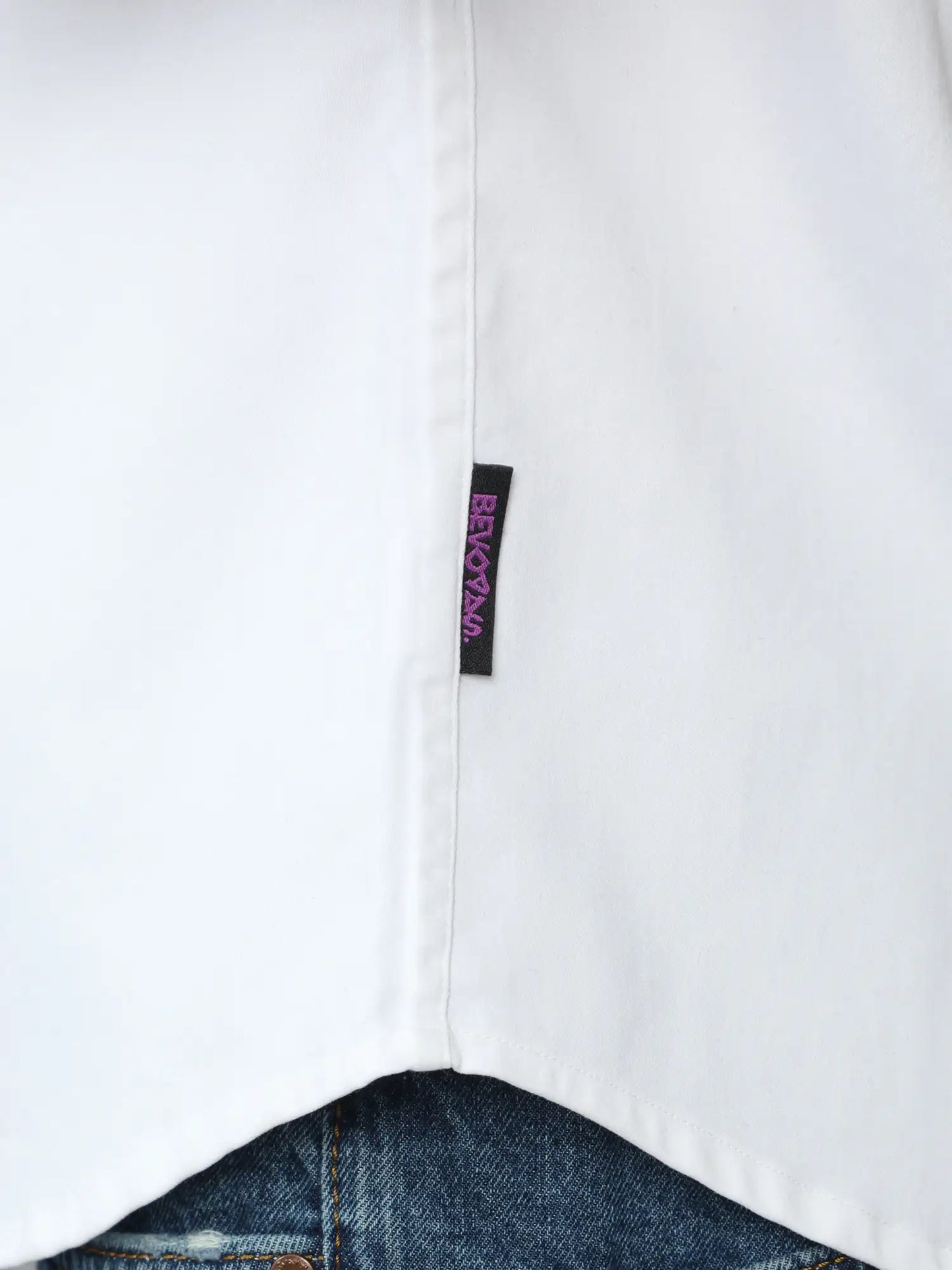 Pure Elegance Double Pocket White Fabric Shirt for Men 