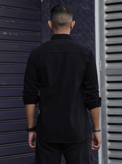 Raven Black Solid Shirt