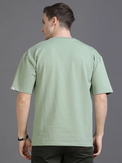 Verde Iconic Patch Oversized Dropshoulder Tshirt