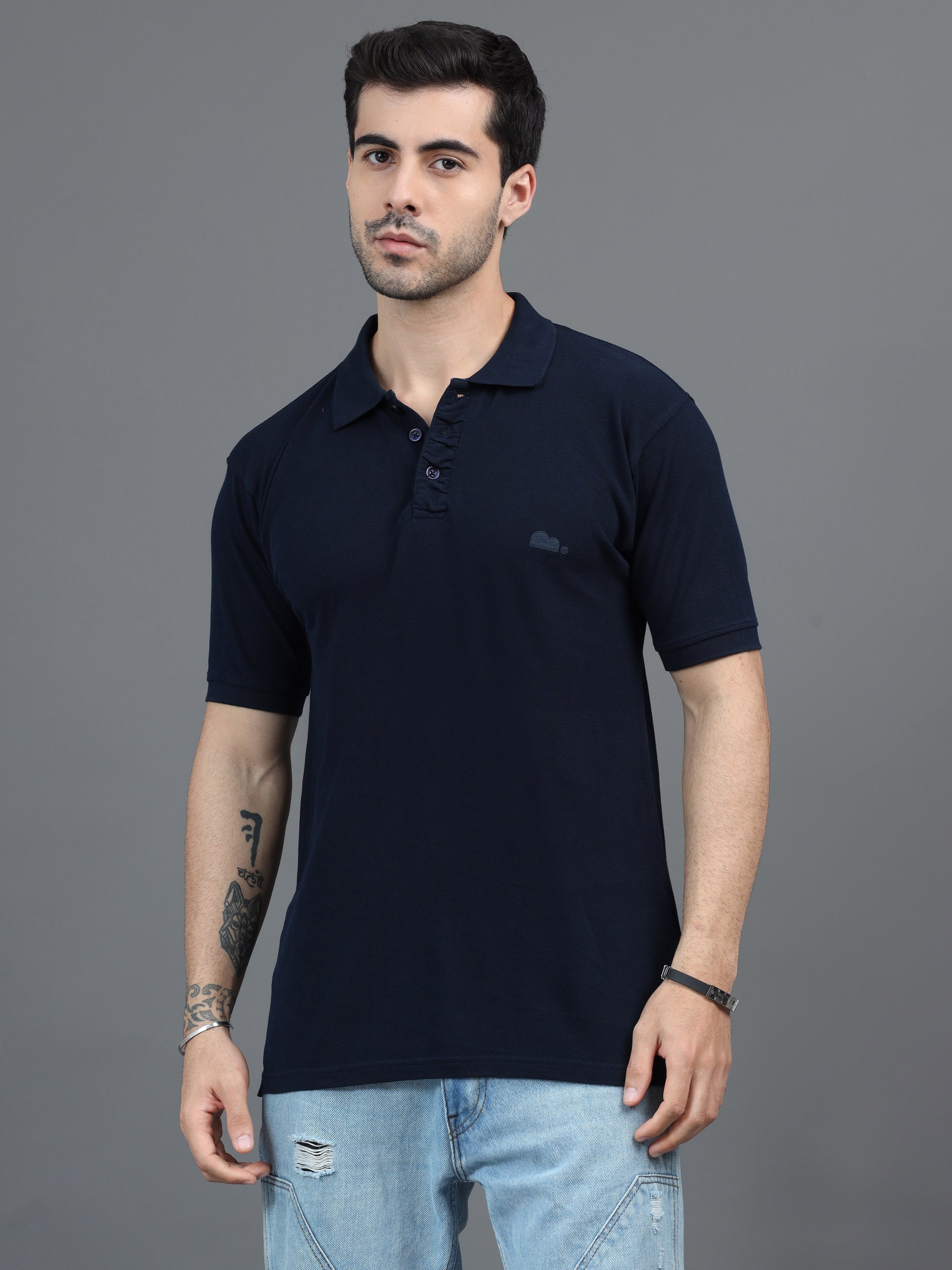 Navy Blue T Shirt for Men
