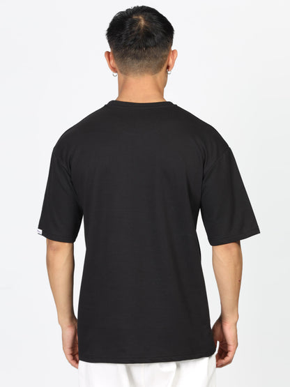 Charcoal Drop Shoulder T Shirt for Men