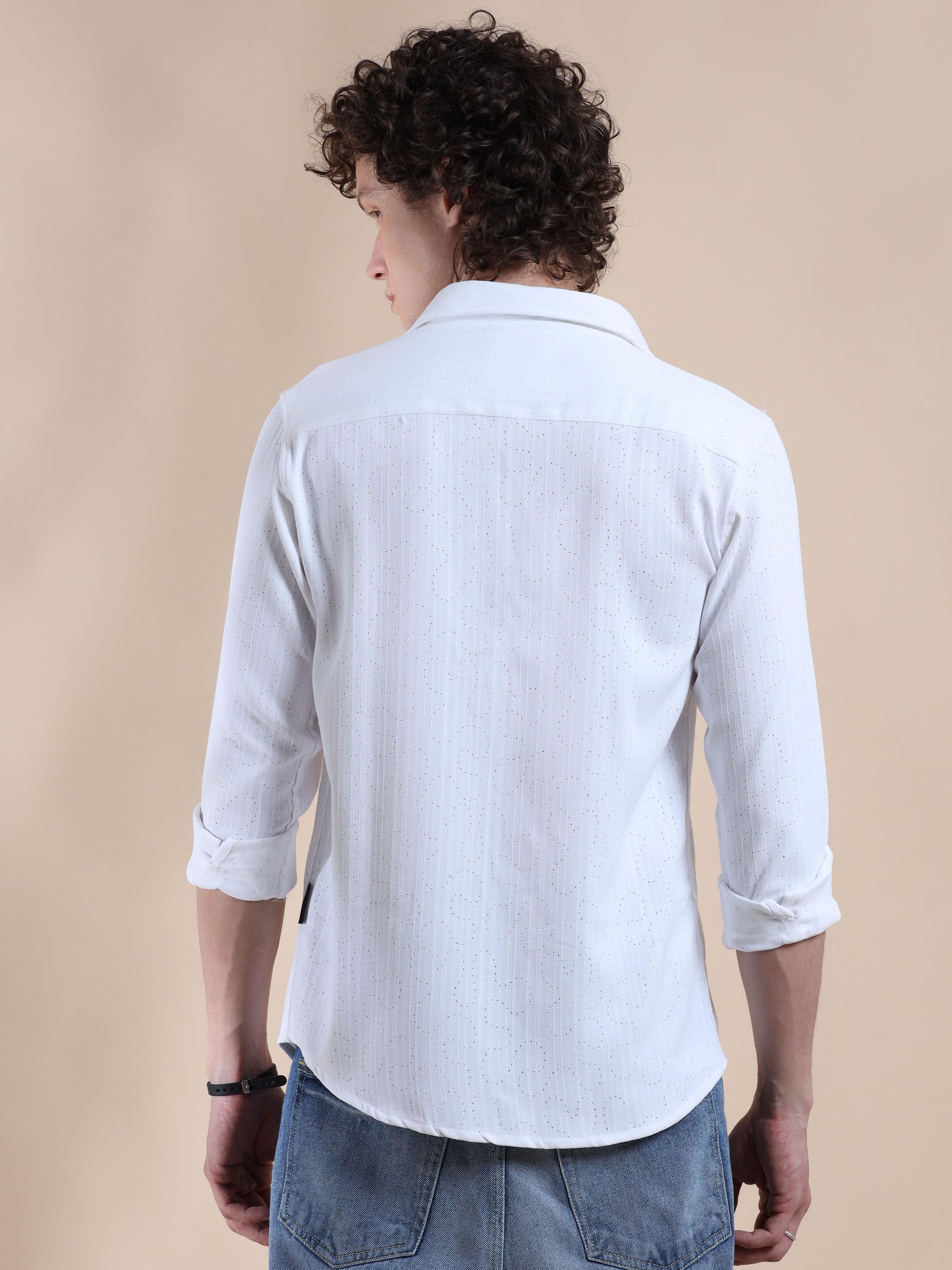 White Breeze Mens Cotton Summer Shirts