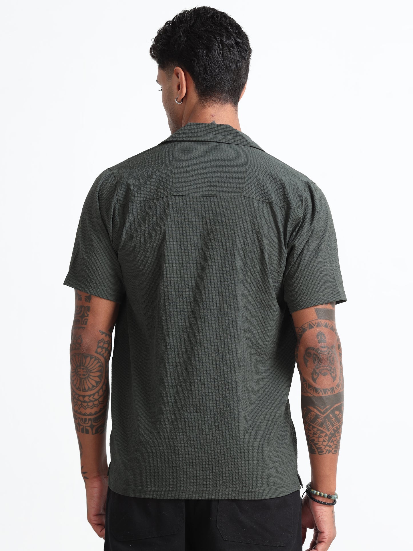 Bottle Green Men's Resort Shirt