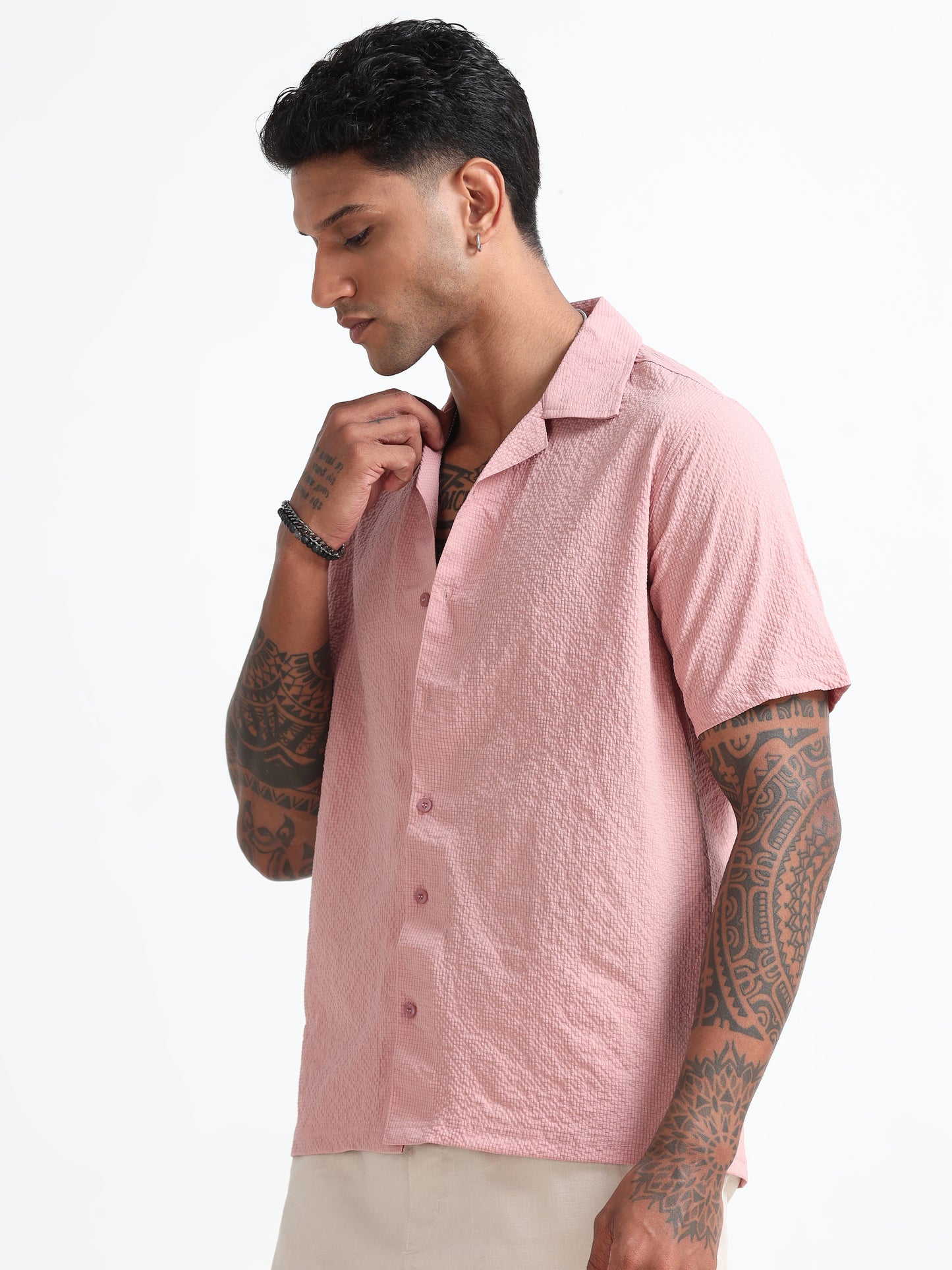 Pink Men's Resort Shirt