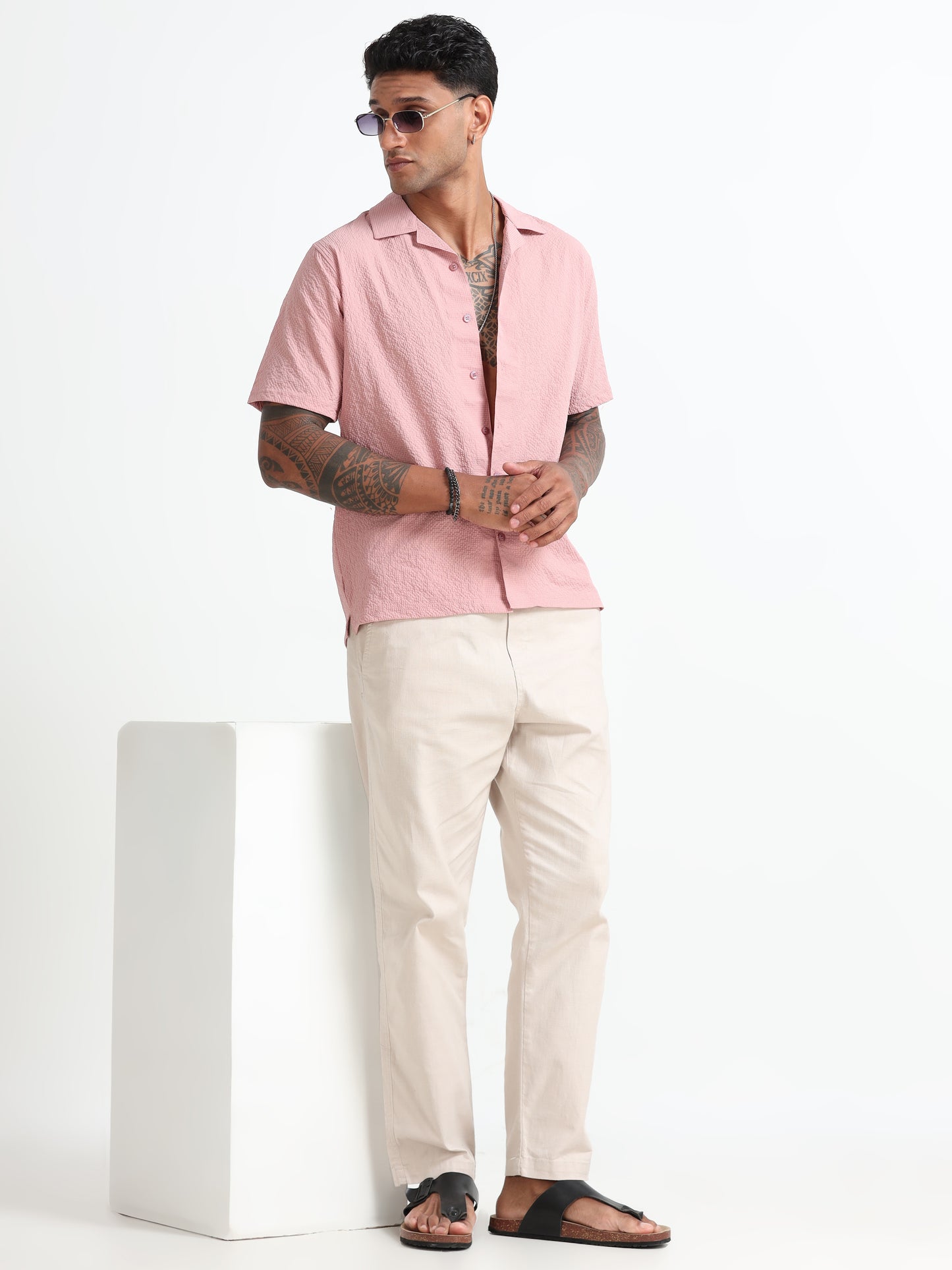 Pink Men's Resort Shirt