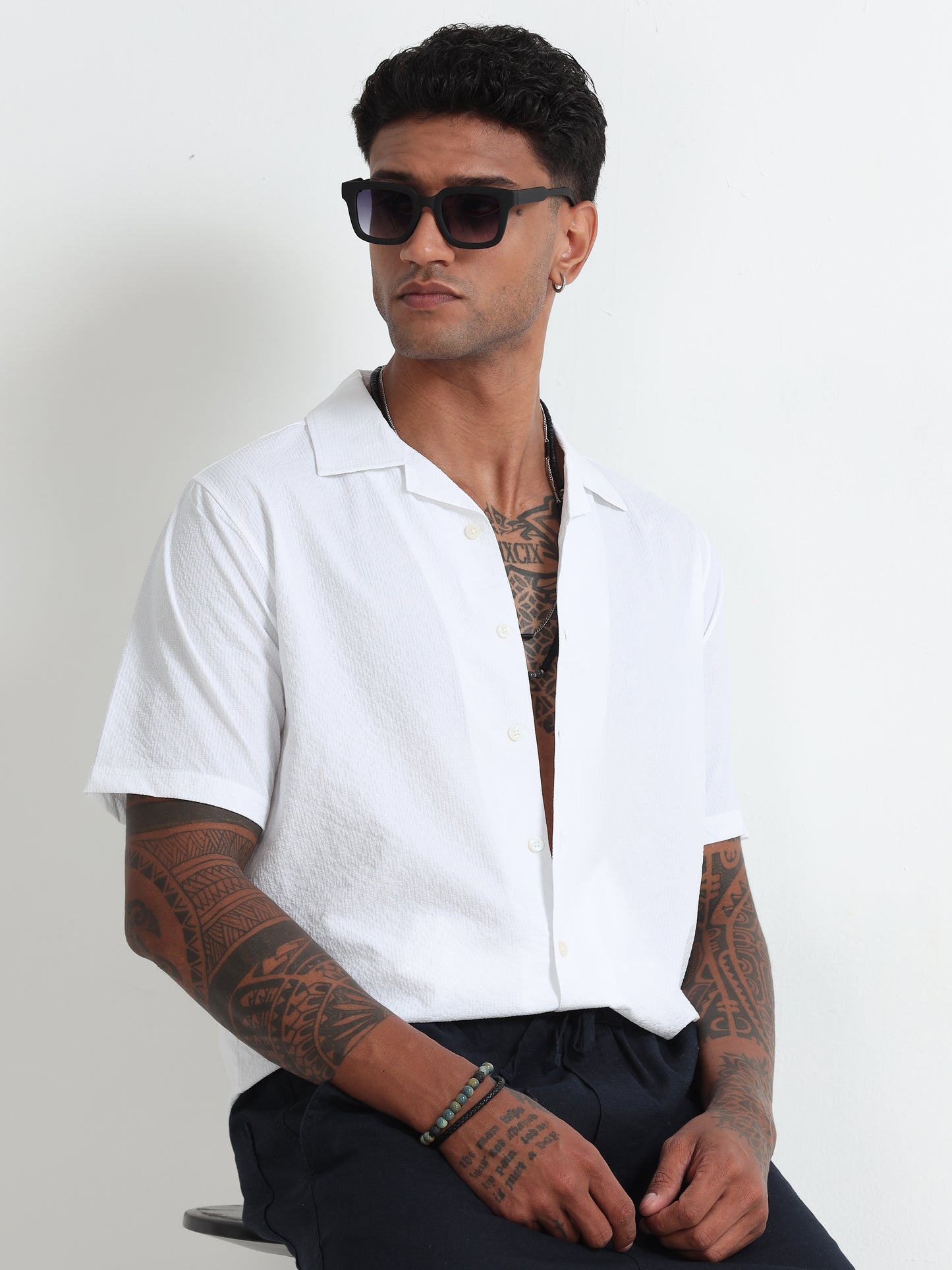 White Men's Resort Shirt