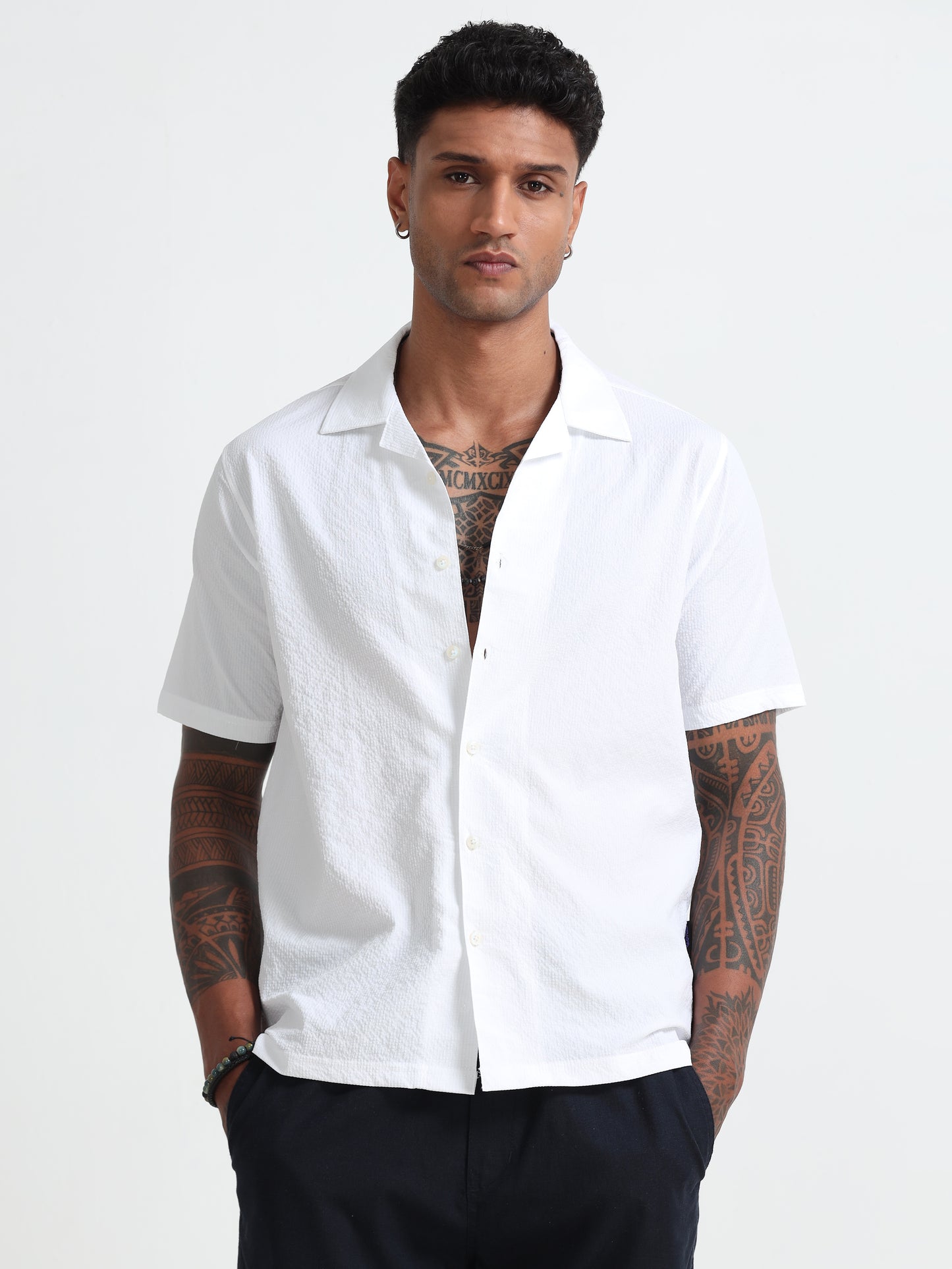 White Men's Resort Shirt