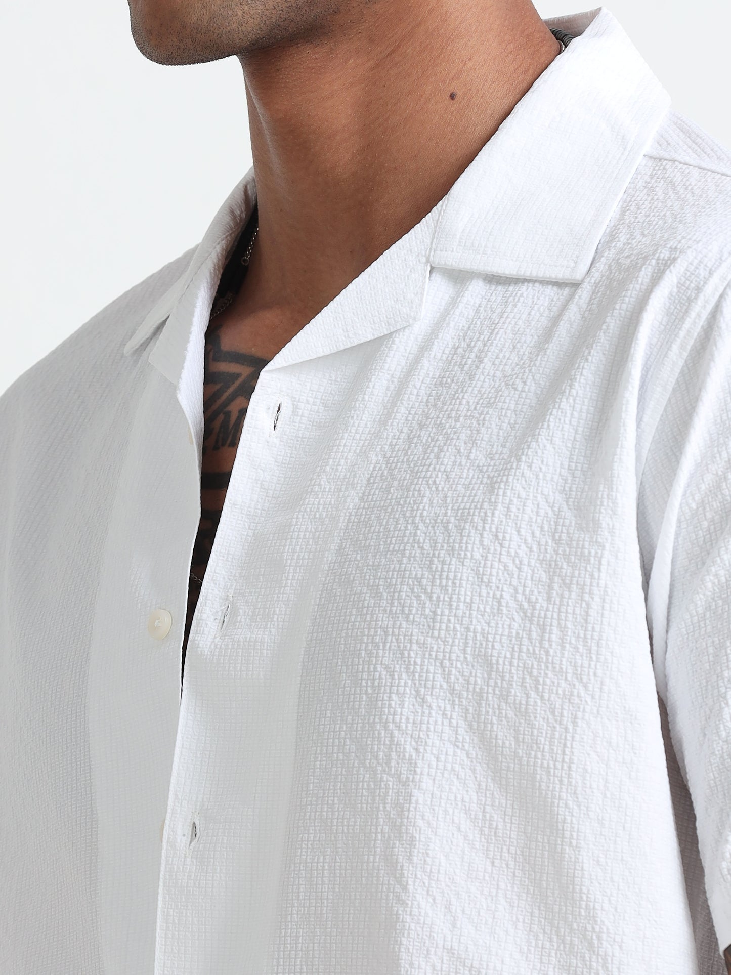 White Men's Resort Shirt